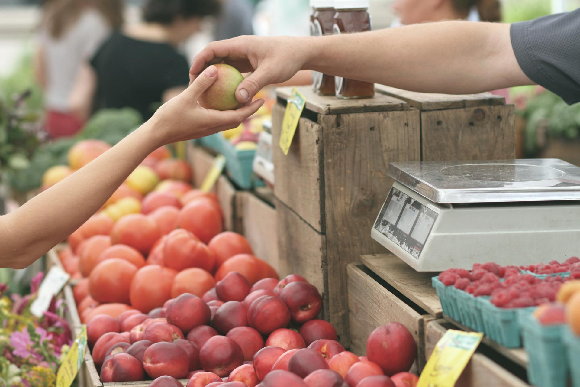 Local Farmer's market accessible from a Gatlinburg vacation rental