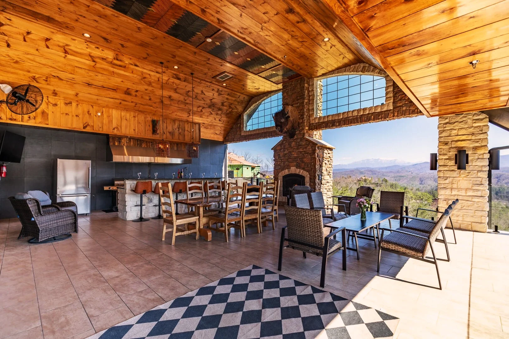 large patio
