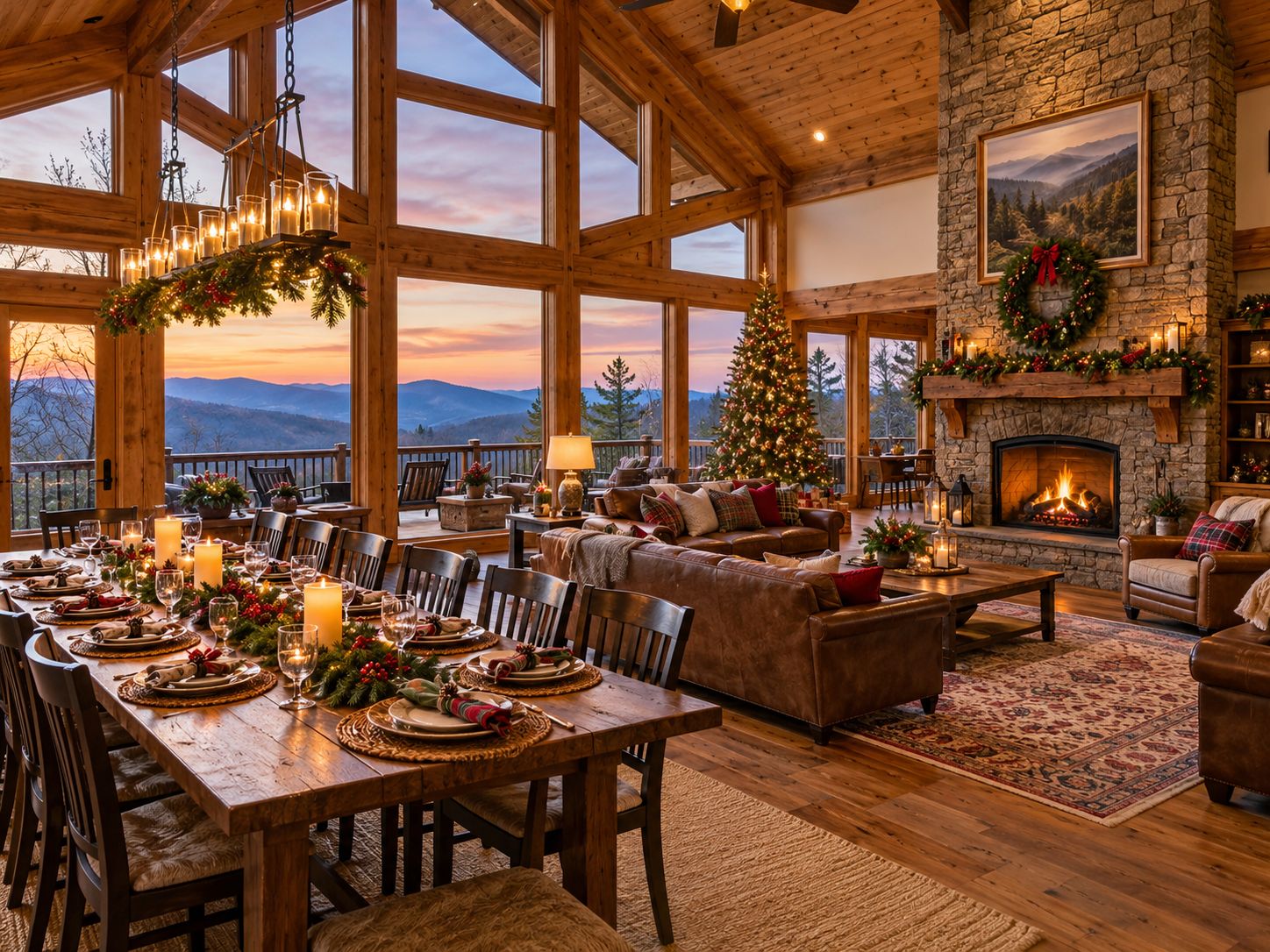 Holiday season photograph accompanying the Thanksgiving and Christmas planning comparison